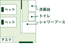 シングル間取り図